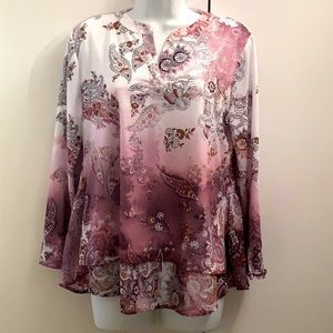 🦋 Croft & Barrow Floral Top